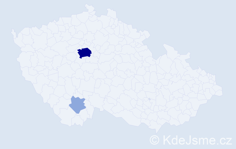Jméno: 'Murod', počet výskytů 7 v celé ČR