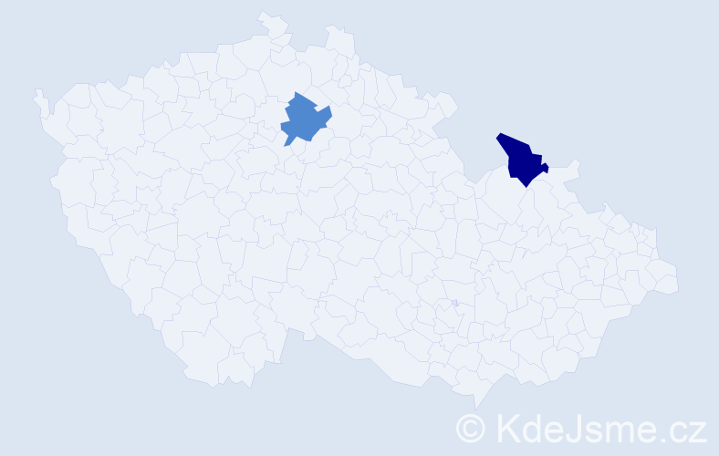 Jméno: 'Miroslaw Zbigniew', počet výskytů 2 v celé ČR