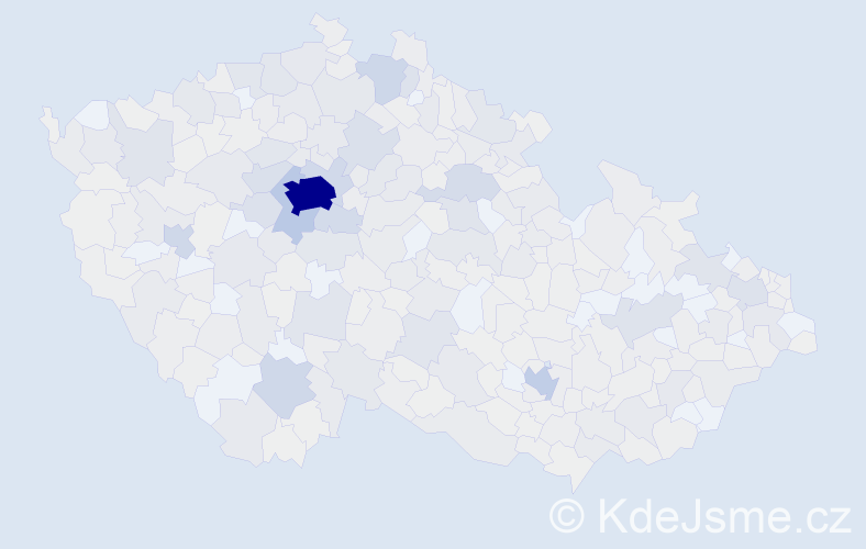 Jméno: 'Josefína', počet výskytů 1380 v celé ČR