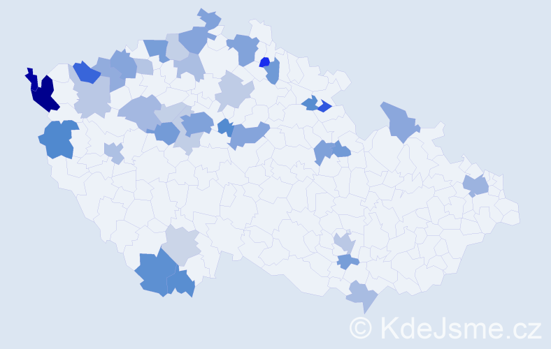 Jméno: 'Quynh', počet výskytů 79 v celé ČR
