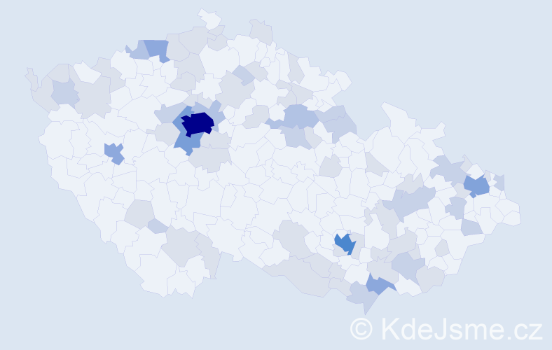 Jméno: 'Lilian', počet výskytů 146 v celé ČR