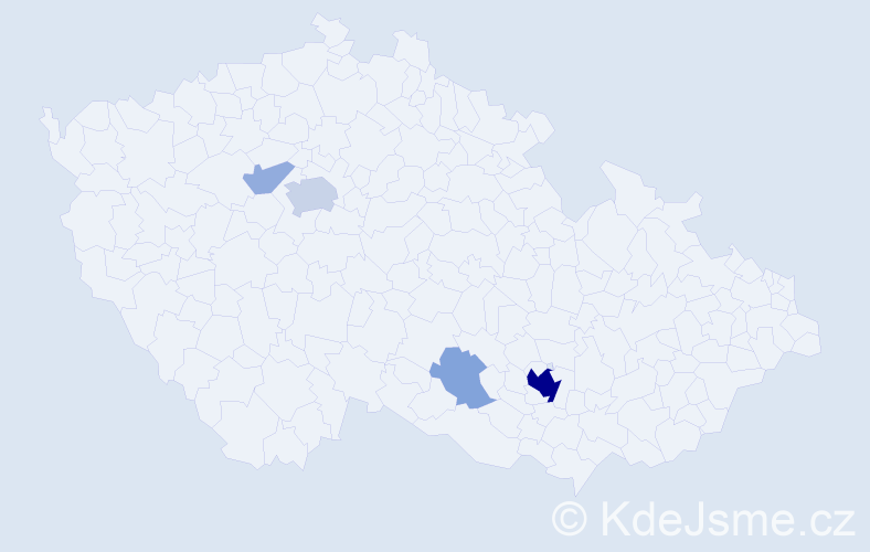Jméno: 'Oren', počet výskytů 18 v celé ČR