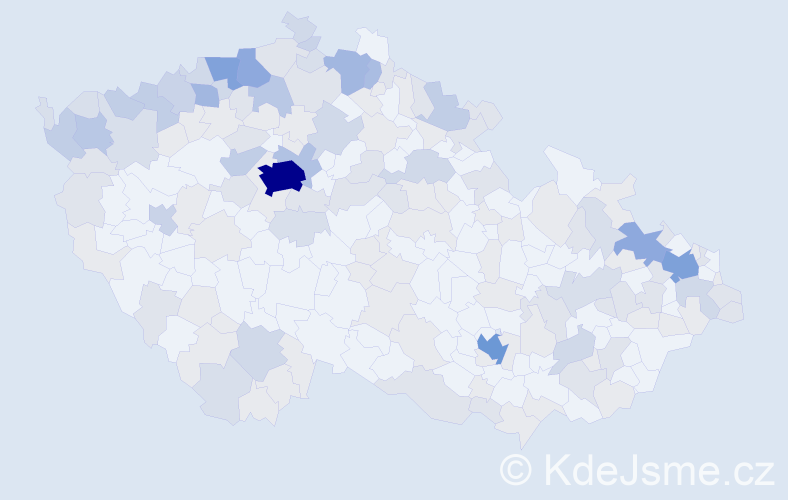 Jméno: 'Sonja', počet výskytů 404 v celé ČR
