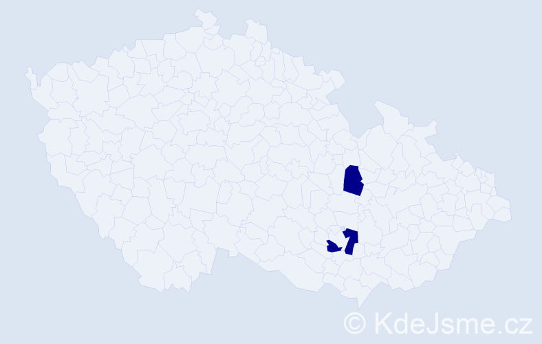 Jméno: 'Michal Viliam', počet výskytů 2 v celé ČR