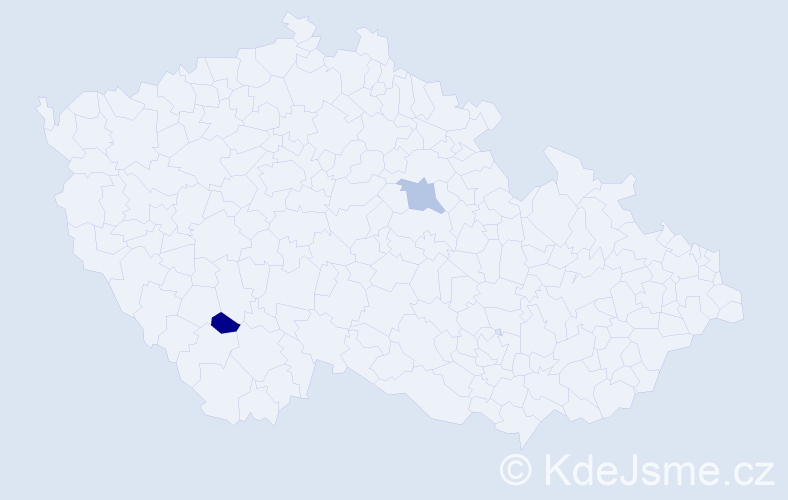 Jméno: 'Xuan Khiem', počet výskytů 2 v celé ČR