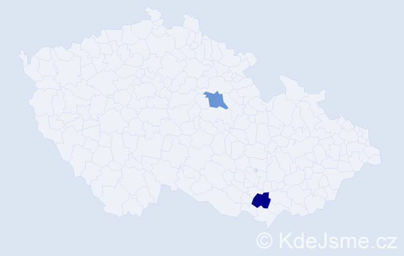 Jméno: 'Alexia Anna', počet výskytů 2 v celé ČR