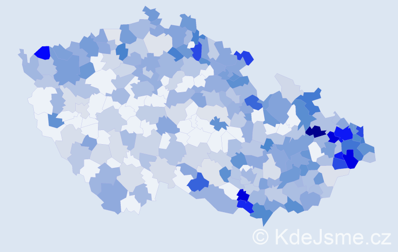 Jméno: 'Jozefa', počet výskytů 622 v celé ČR