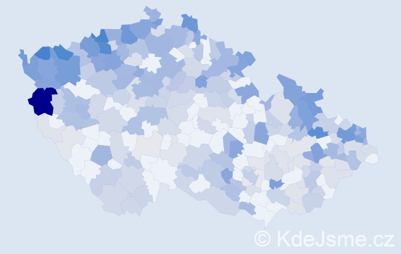 Jméno: 'Vasil', počet výskytů 742 v celé ČR