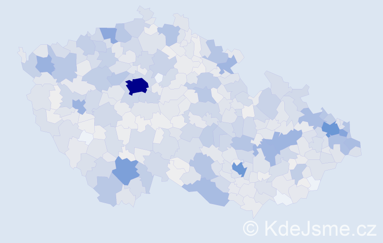 Jméno: 'Adolf', počet výskytů 2904 v celé ČR