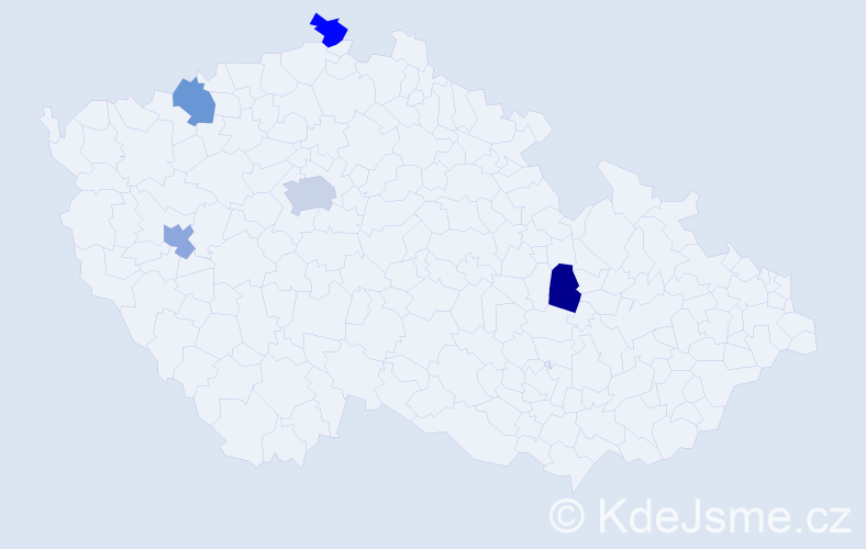 Jméno: 'Lan Phuong', počet výskytů 6 v celé ČR
