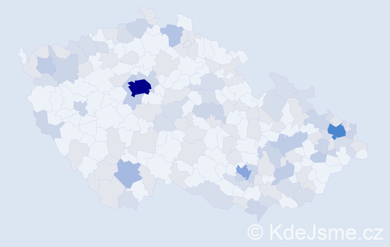 Jméno: 'Isabel', počet výskytů 244 v celé ČR