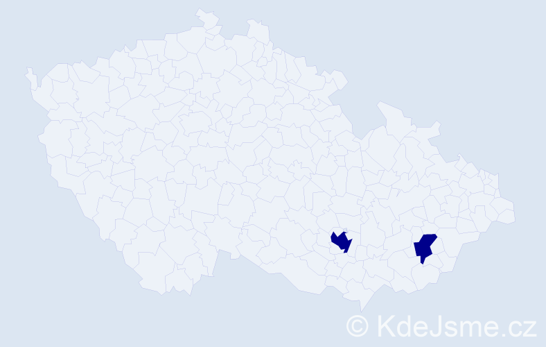 Jméno: 'Kenneth Wayne', počet výskytů 2 v celé ČR