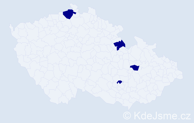 Jméno: 'Matyáš Stanislav', počet výskytů 4 v celé ČR