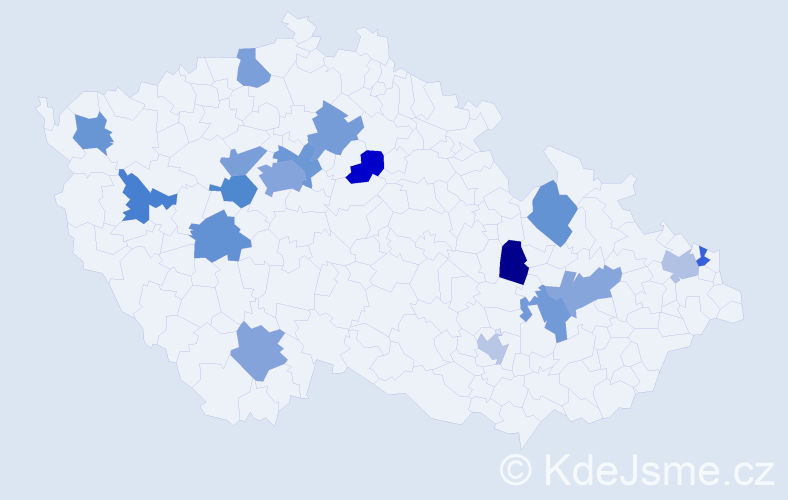 Jméno: 'Neli', počet výskytů 23 v celé ČR