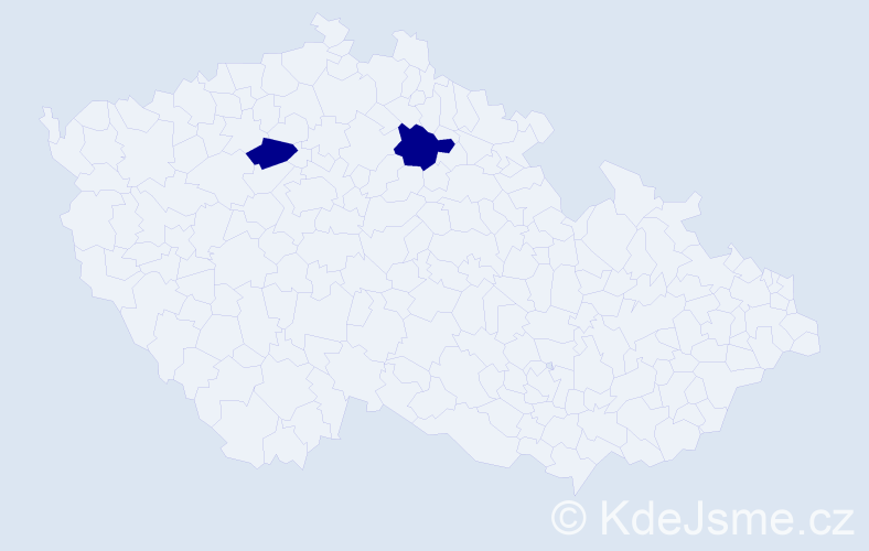 Jméno: 'Anna Soňa', počet výskytů 2 v celé ČR