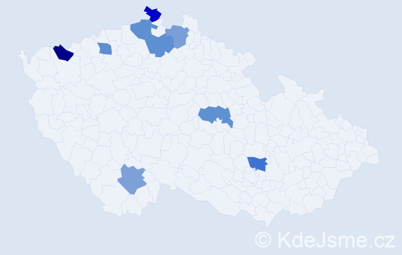 Jméno: 'Filip Pavel', počet výskytů 9 v celé ČR