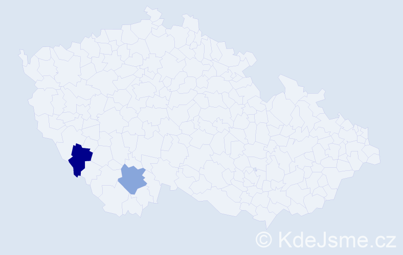Jméno: 'Natálka', počet výskytů 2 v celé ČR