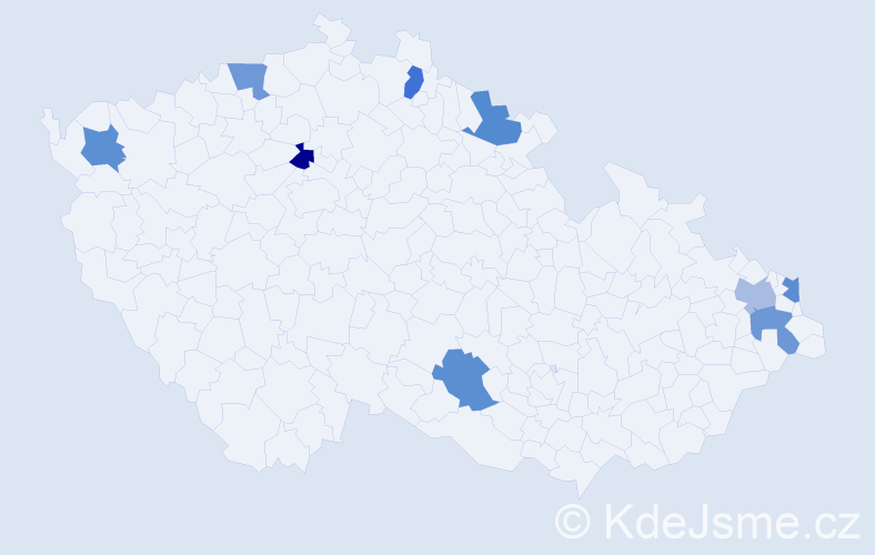 Jméno: 'Alfréda', počet výskytů 9 v celé ČR
