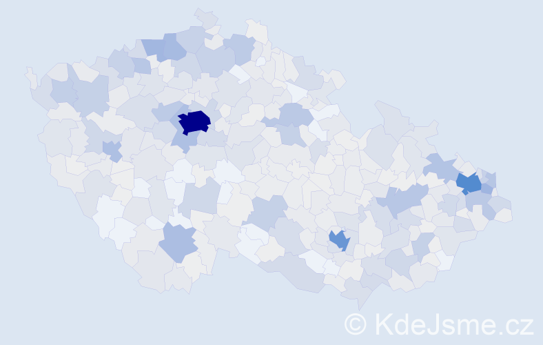 Jméno: 'Alex', počet výskytů 1560 v celé ČR
