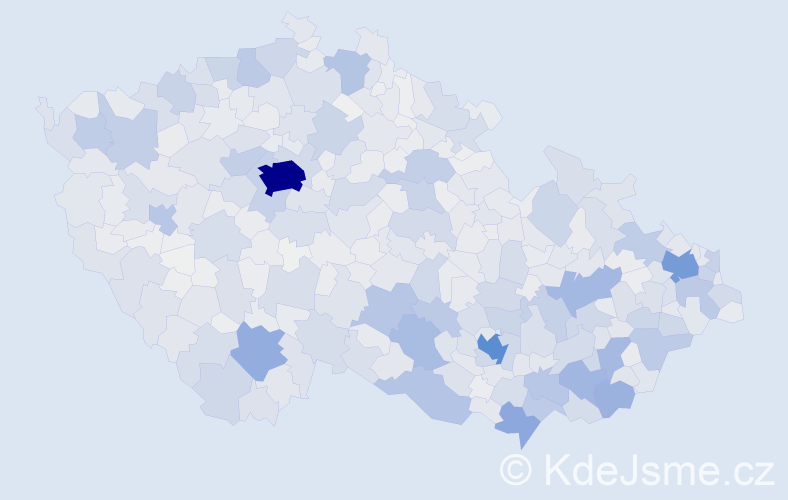 Jméno: 'Ludvík', počet výskytů 8008 v celé ČR