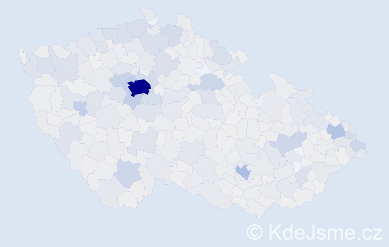 Jméno: 'Karolina', počet výskytů 3048 v celé ČR
