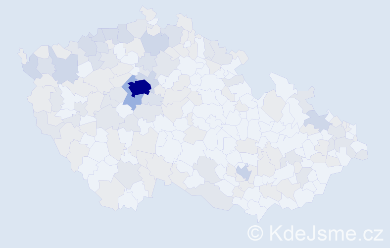 Jméno: 'Josefina', počet výskytů 265 v celé ČR