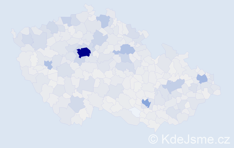 Jméno: 'Diana', počet výskytů 4531 v celé ČR