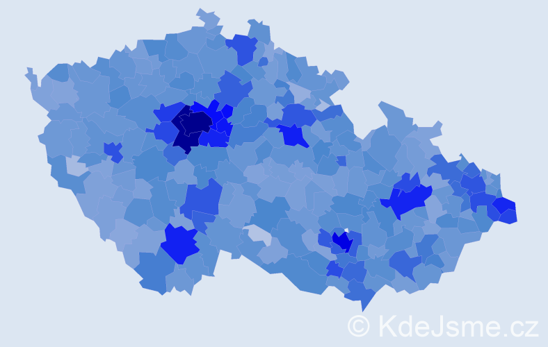 Jméno: 'Ema', počet výskytů 10775 v celé ČR