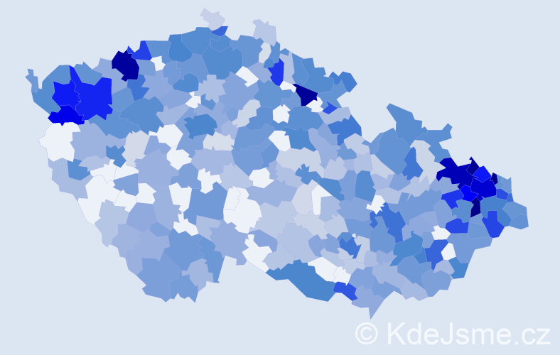 Jméno: 'Irma', počet výskytů 1072 v celé ČR