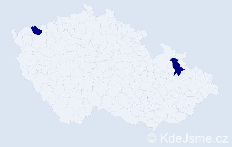 Jméno: 'Laurentin', počet výskytů 2 v celé ČR