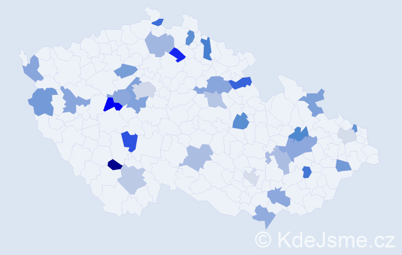 Jméno: 'Adam Josef', počet výskytů 40 v celé ČR