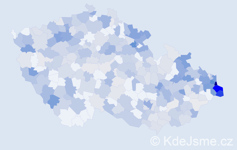 Jméno: 'Izabela', počet výskytů 745 v celé ČR