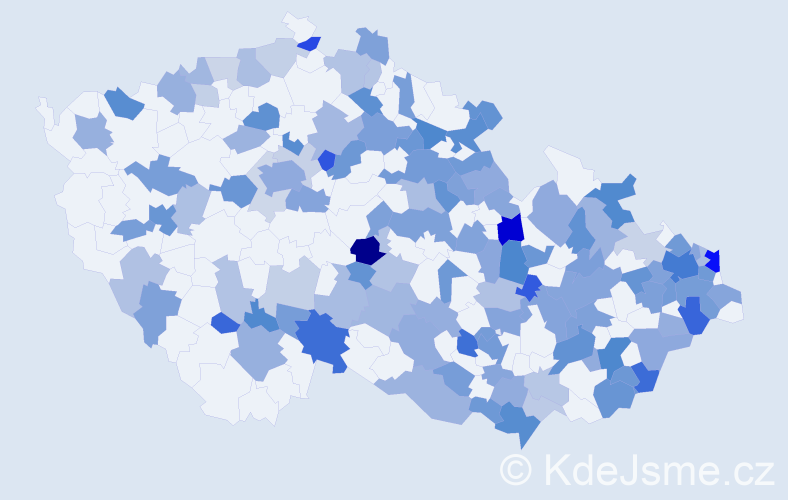 Jméno: 'Matyas', počet výskytů 244 v celé ČR