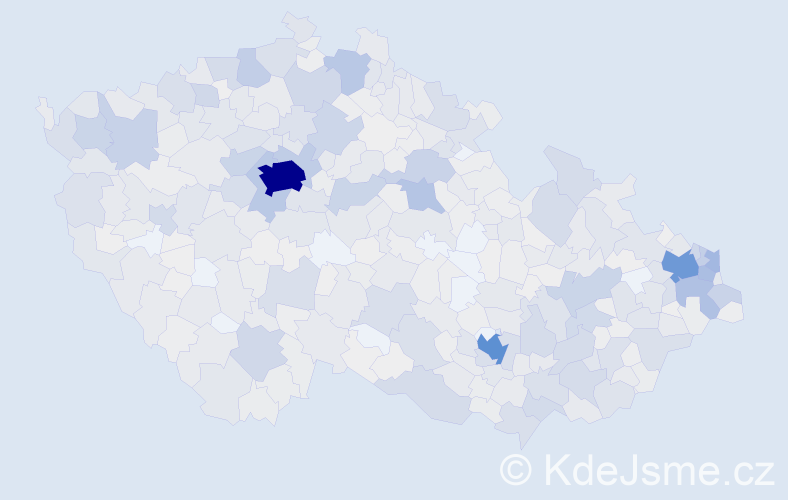 Jméno: 'Katarína', počet výskytů 1991 v celé ČR