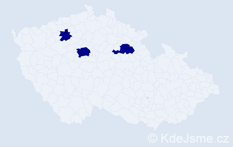 Jméno: 'Samuel Alex', počet výskytů 3 v celé ČR
