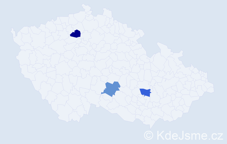 Jméno: 'Sumiya', počet výskytů 3 v celé ČR
