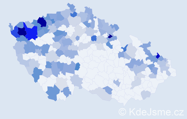 Jméno: 'Gisela', počet výskytů 249 v celé ČR