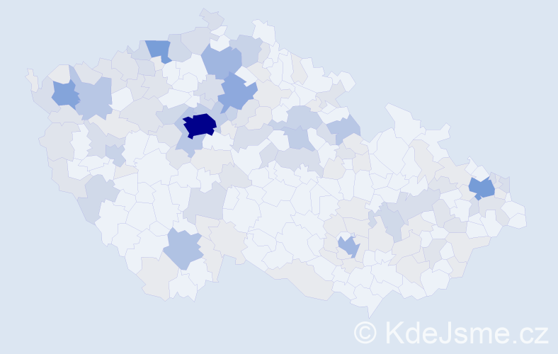 Jméno: 'Sergej', počet výskytů 357 v celé ČR
