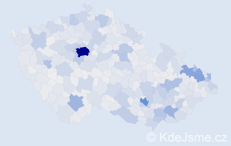 Jméno: 'Hedvika', počet výskytů 6010 v celé ČR