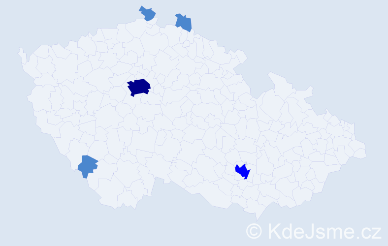 Jméno: 'Trang Anh', počet výskytů 8 v celé ČR