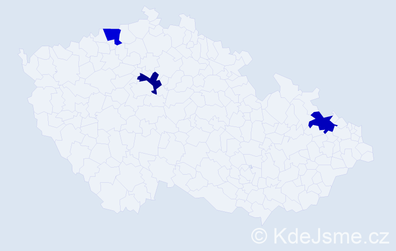 Jméno: 'Minh Chung', počet výskytů 3 v celé ČR