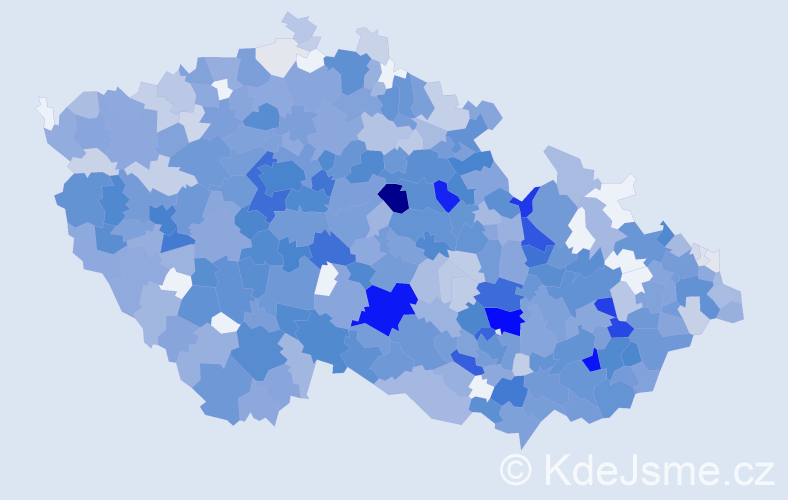 Jméno: 'Justýna', počet výskytů 1425 v celé ČR