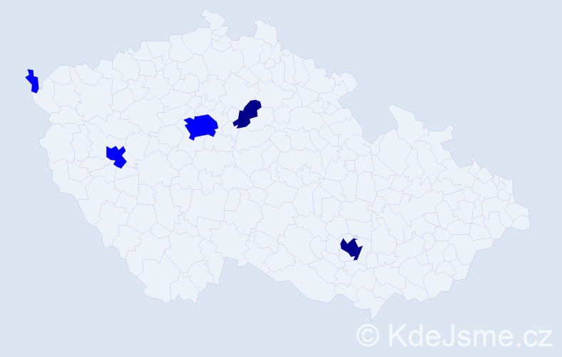 Jméno: 'Félix', počet výskytů 7 v celé ČR