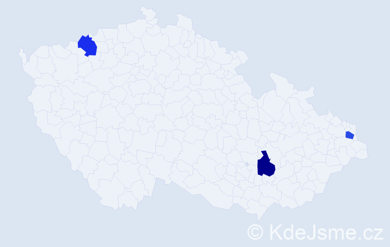 Jméno: 'Herrmann', počet výskytů 3 v celé ČR