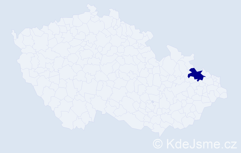 Jméno: 'Lassad', počet výskytů 1 v celé ČR