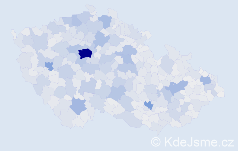 Jméno: 'Miloslav', počet výskytů 39016 v celé ČR