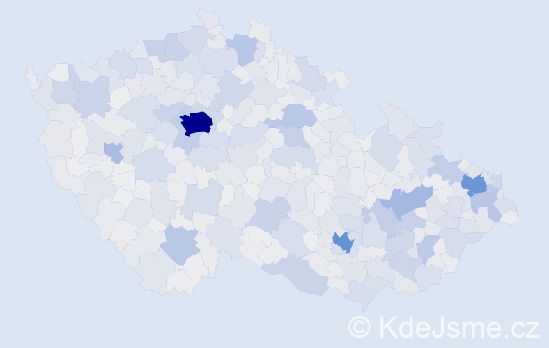 Jméno: 'Dagmar', počet výskytů 51109 v celé ČR