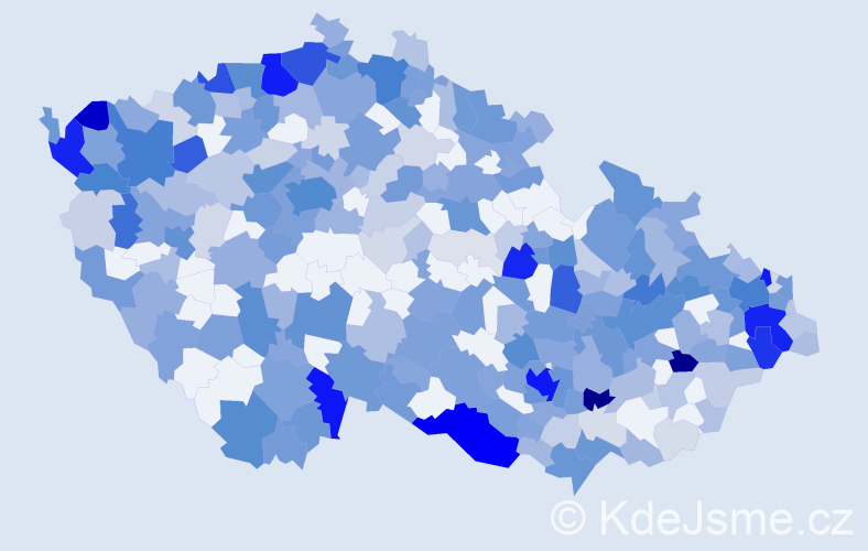 Jméno: 'Ida', počet výskytů 835 v celé ČR