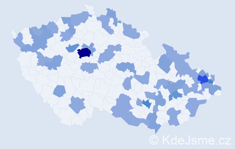 Jméno: 'Jozefina', počet výskytů 111 v celé ČR