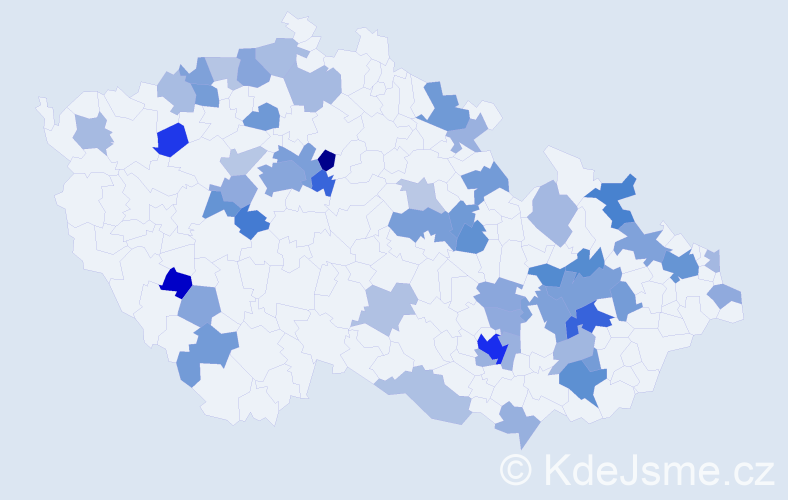 Jméno: 'Diego', počet výskytů 99 v celé ČR